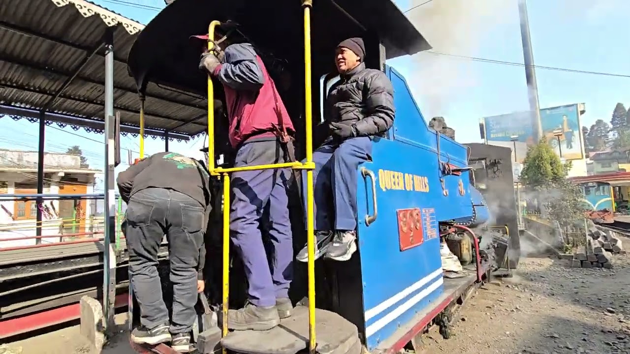 Today's  steam charter spl train. Darjeeling Himalayan Railway Unesco world heritage site. 