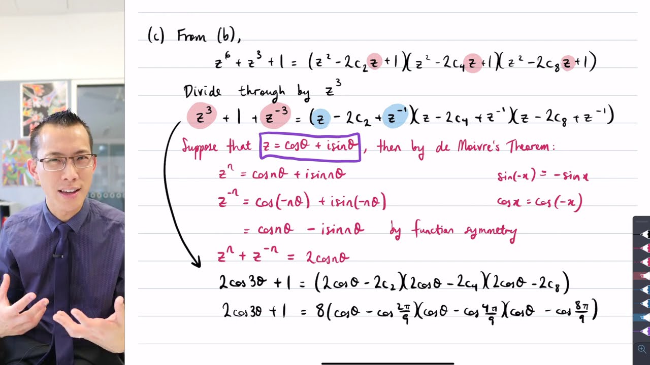 Complex Polynomial Identity Question (4 of 4: Roots & coefficients)