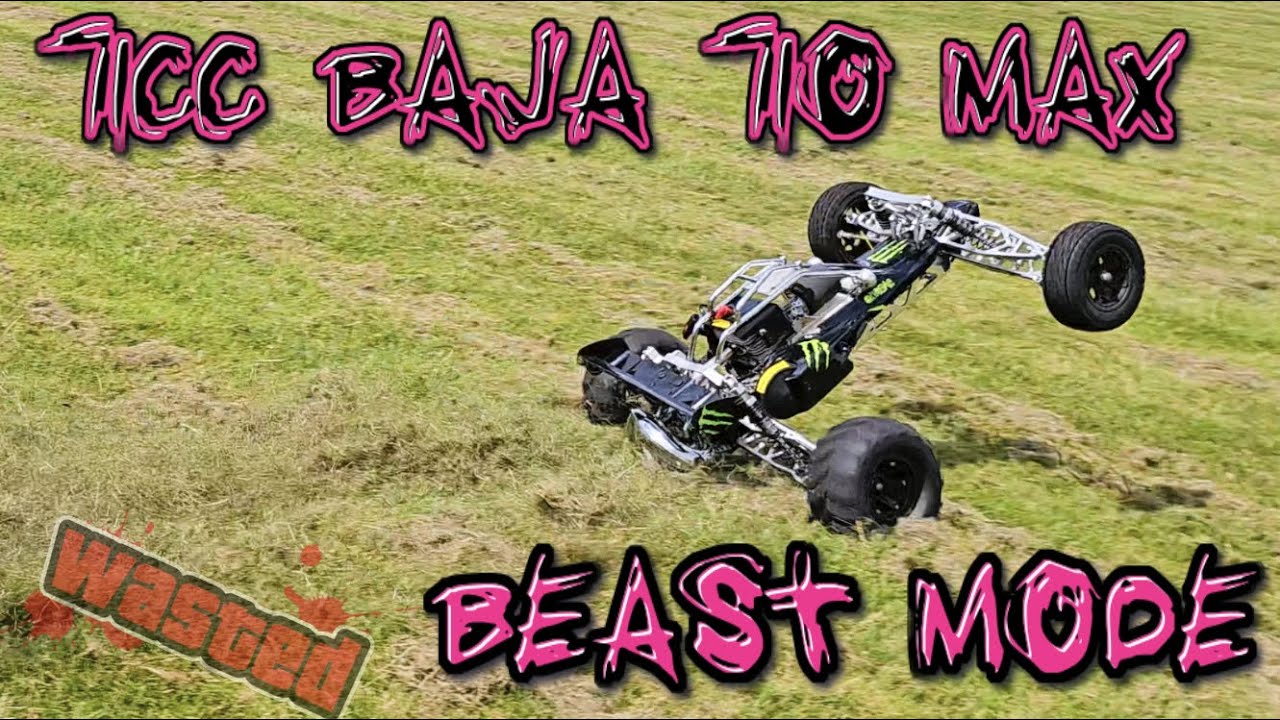Ого! Он разбил монстра 71cc Baja! И больше такого не будет!