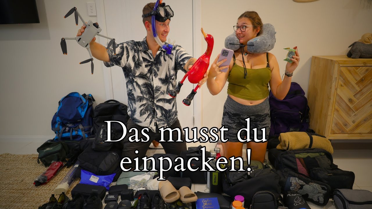 WELTREISE PACKLISTE! - Das muss alles mit!