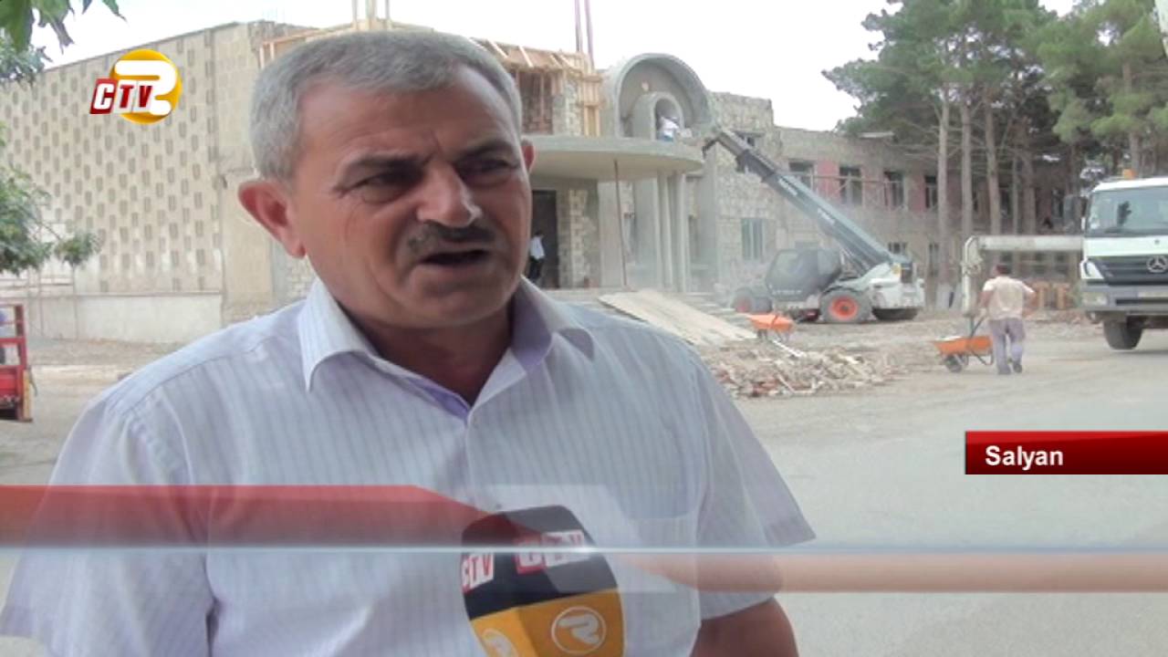 Salyan şəhərinin mərkəzində tikinti-quruculuq işlərinə başlanılıb