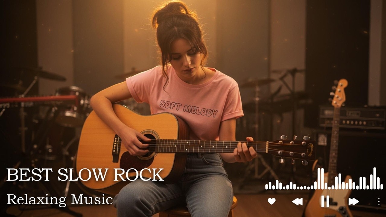 Golden Hour Slow Rock Love Song | Soothing Vocals for Relaxing Moments
