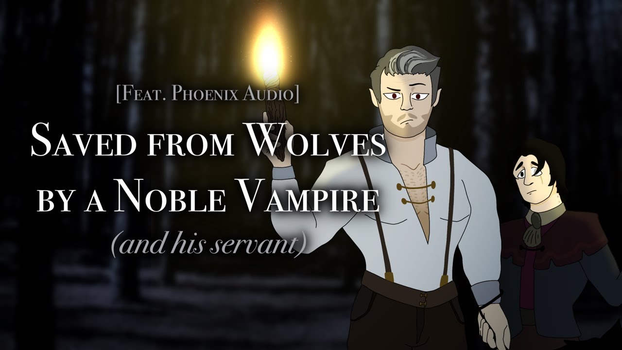 [M4A] Rescued From Wolves by a Noble Vampire [ASMR Roleplay] [Vampire Feeding]Feat.@phoenixaudio3024