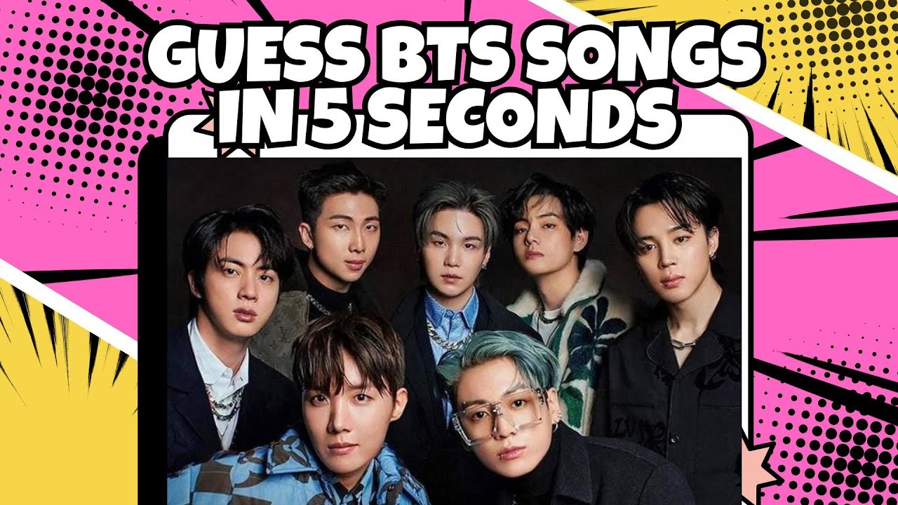 ADIVINHE A MÚSICA DO BTS EM 5 SEGUNDOS 