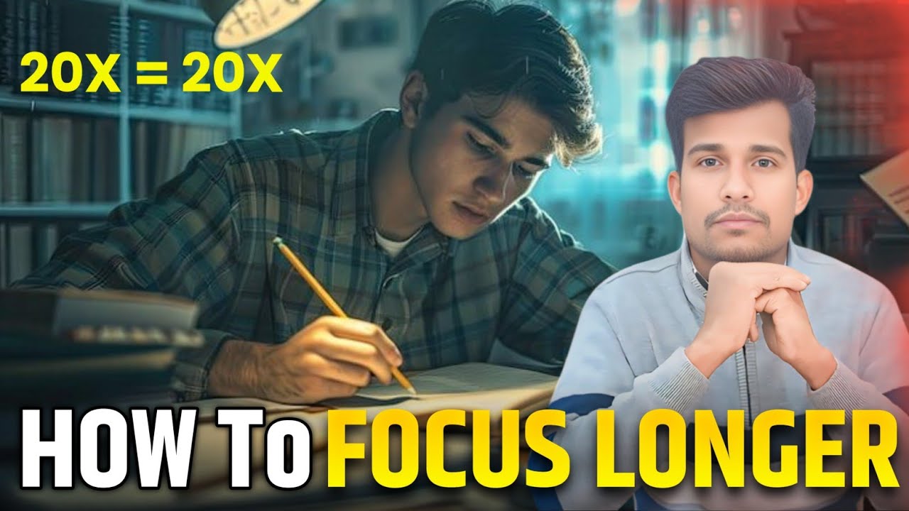 How To Focus Longer | Padhai Mein Man Kaise Lagaye | Study Without Distraction