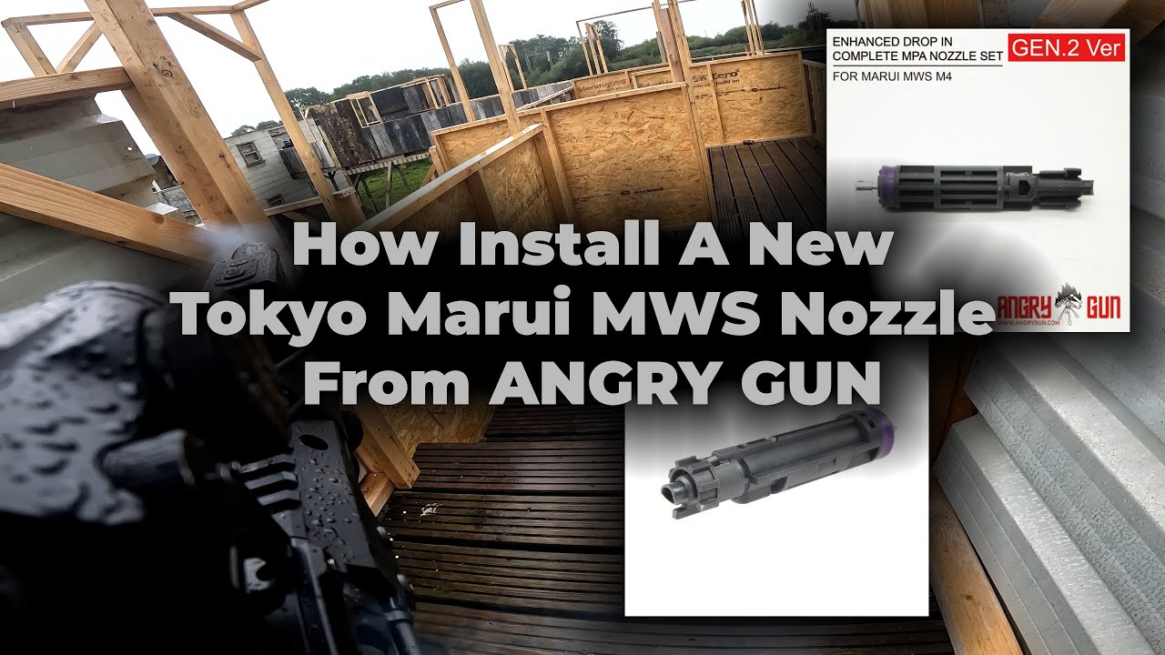How To Install Your Tokyo Marui MWS Nozzle With A Angrygun Enhanced Nozzle (Super Easy!)