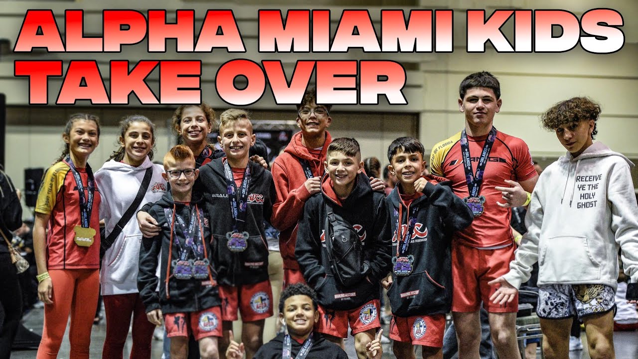 Meet The Kids Team That Has Been DOMINATING At ADCC Opens - Alpha Miami Grappling Highlight