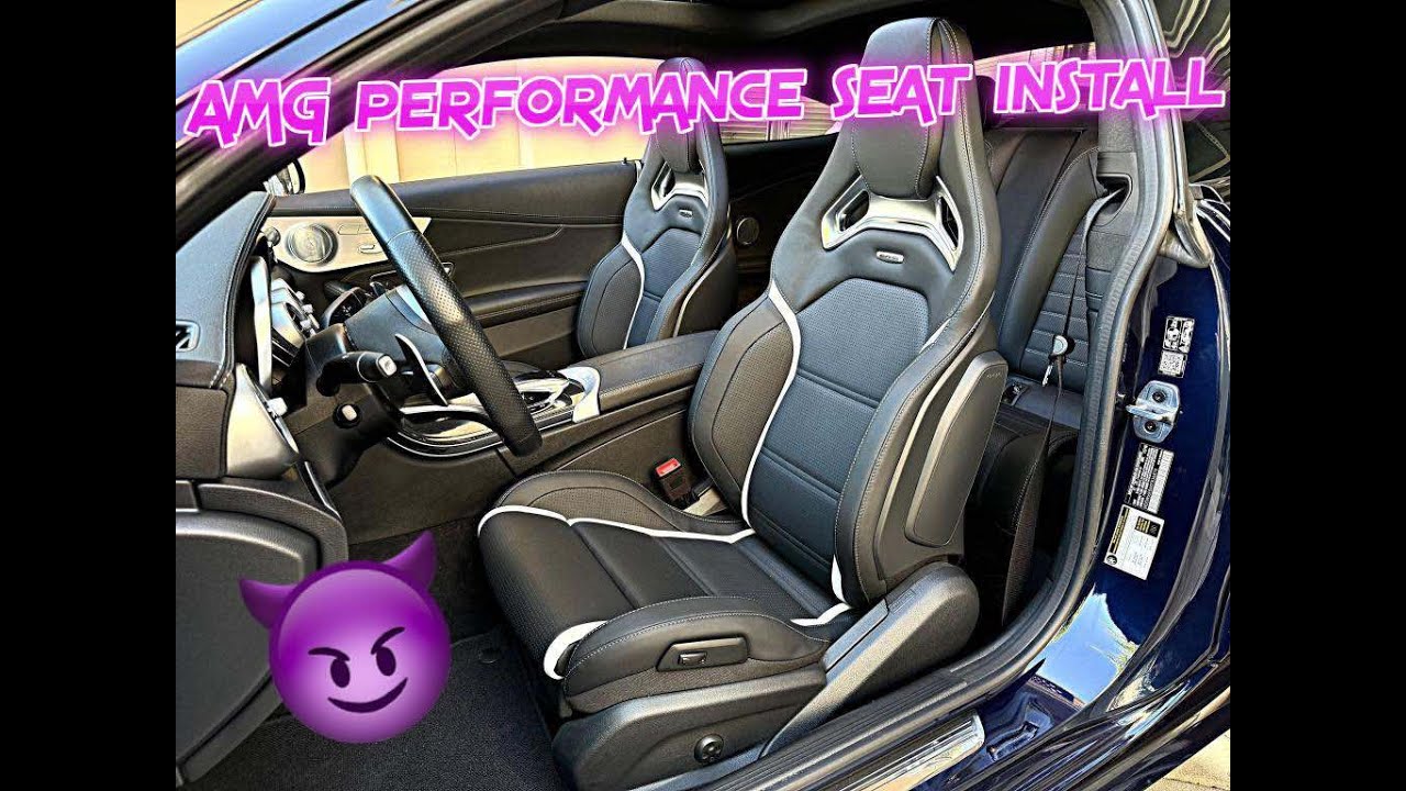 MERCEDES C43 AMG GETS HUGE UPGRADE -- AMG PERFORMANCE BUCKET SEATS!