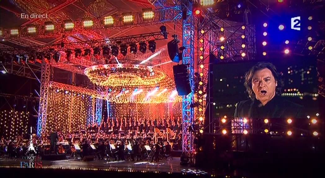 Roberto Alagna - LA MARSEILLAISE - 14 juillet 2013 - Concert de Paris