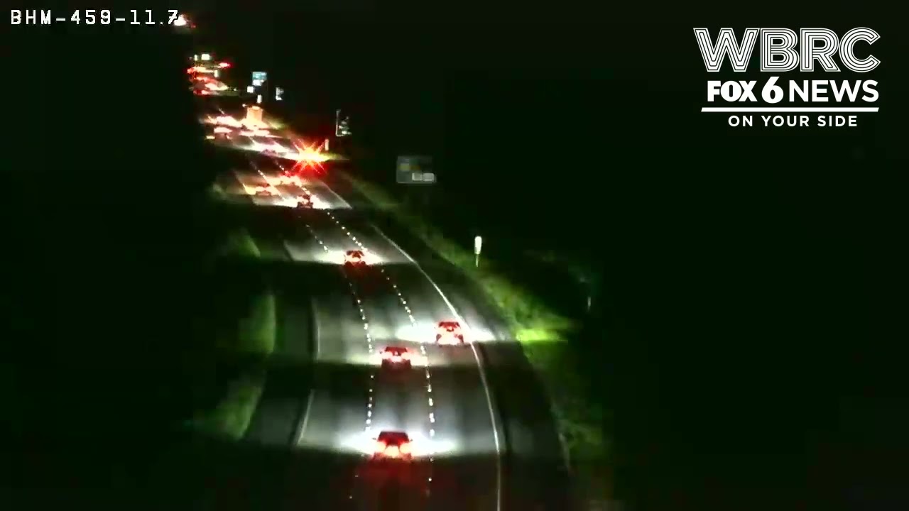VIDEO: Traffic camera video on I-459 at time of Carlee Nichole Russell's disappearance