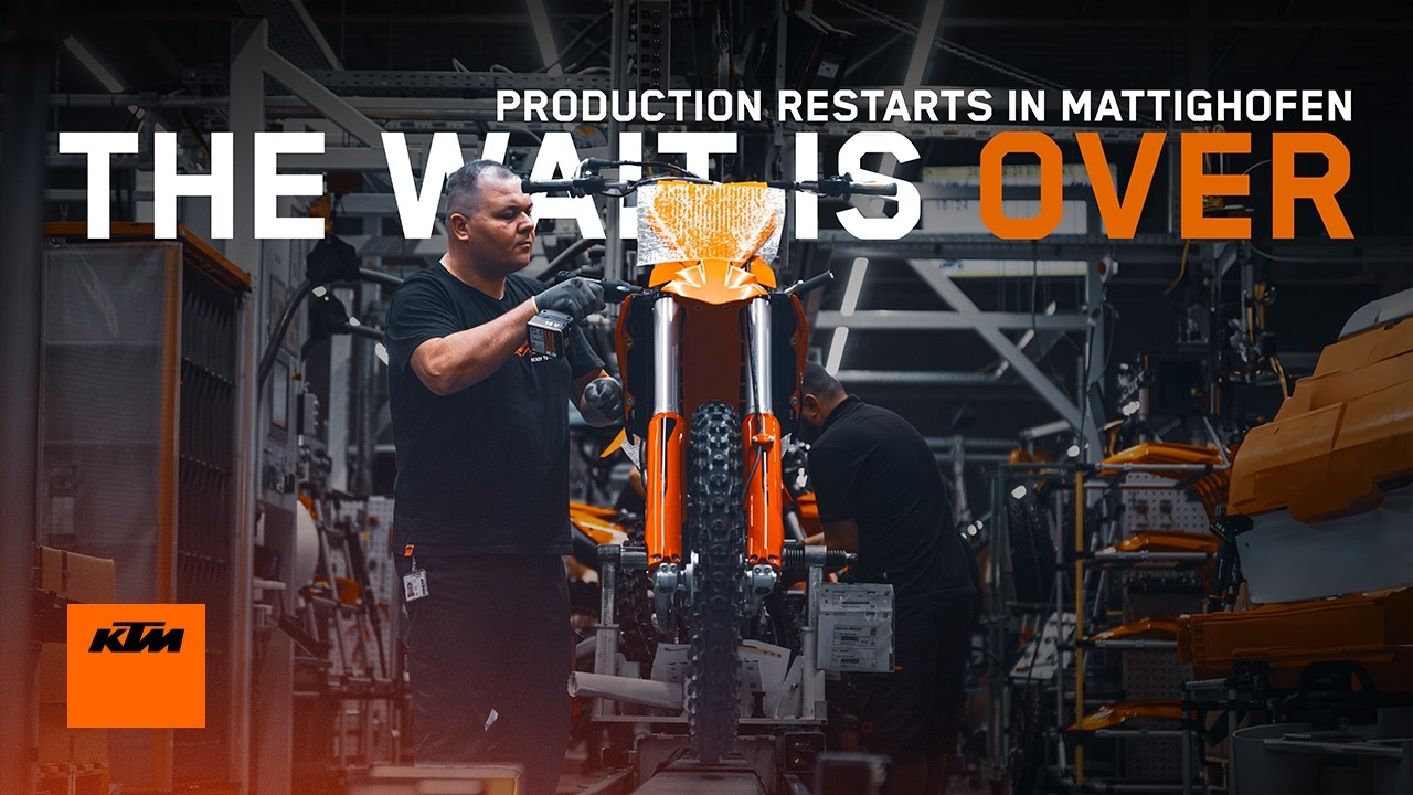 KTM Production  Restart – Behind the Scenes in Mattighofen | KTM