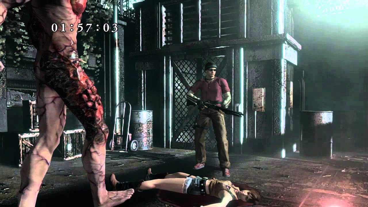 Resident Evil HD Rebecca dies via Tyrant #residentevil #playstation
