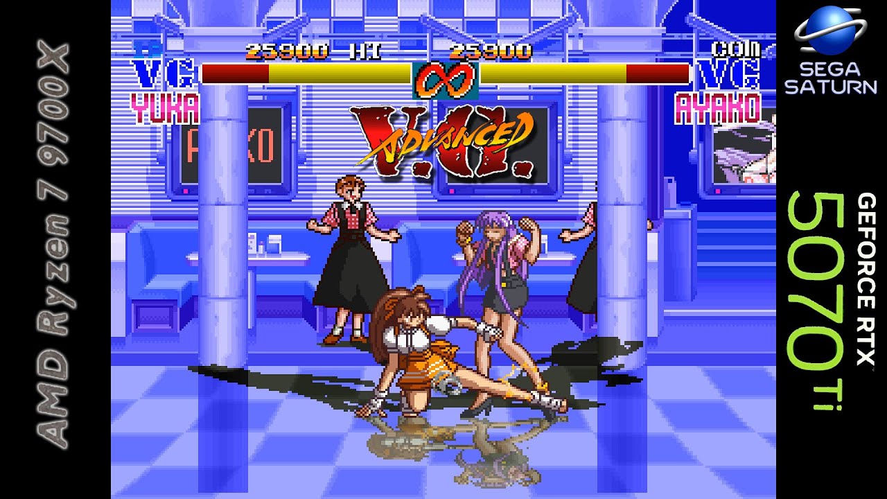 Advanced V.G. (JPN) 60fps | Ymir Emulator | Sega Saturn