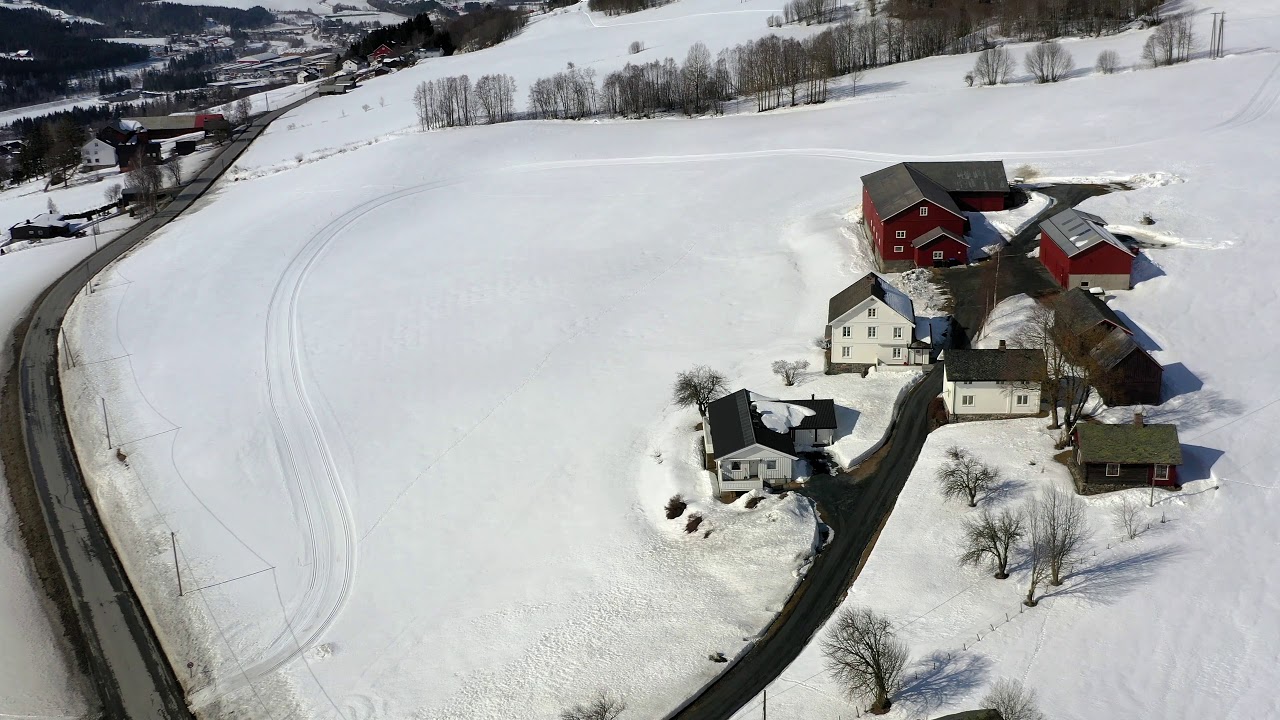 Dji Mavic Pro 2 Hasselblad MCUV Lens FOLLEBU Norway 27 Mars 2019!