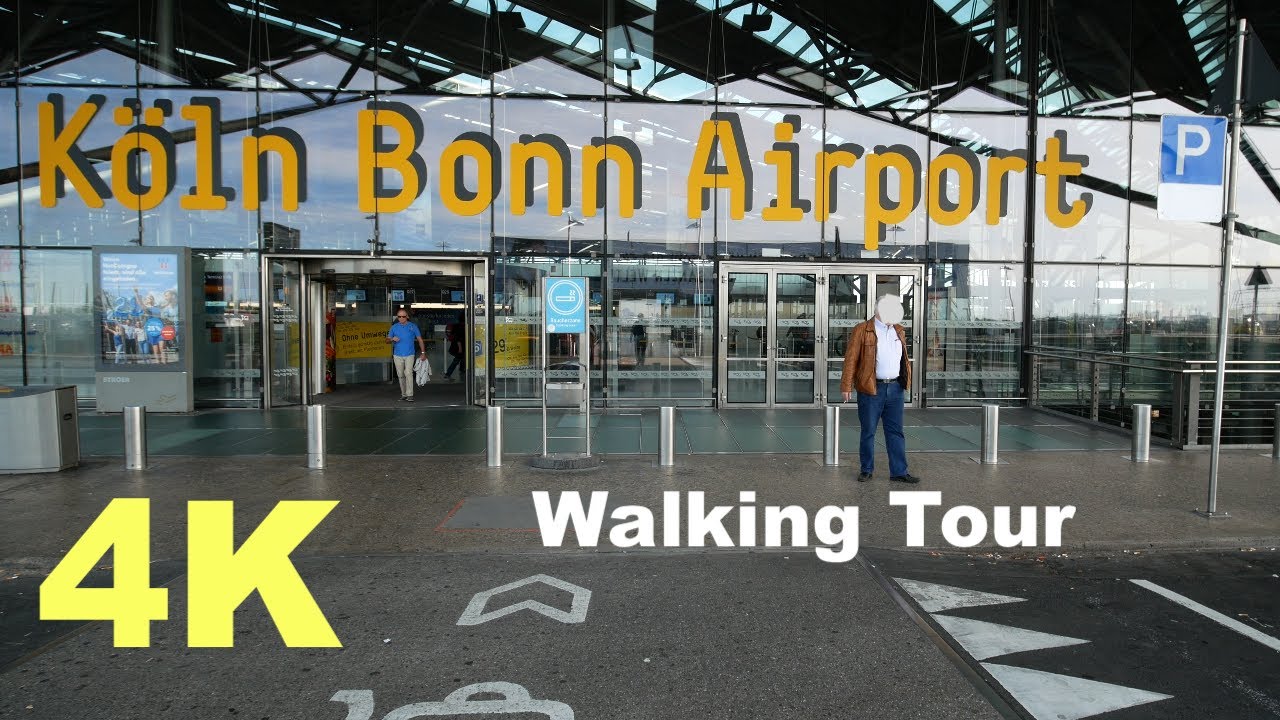 Cologne Bonn CGN Airport Walk in UHD 4K