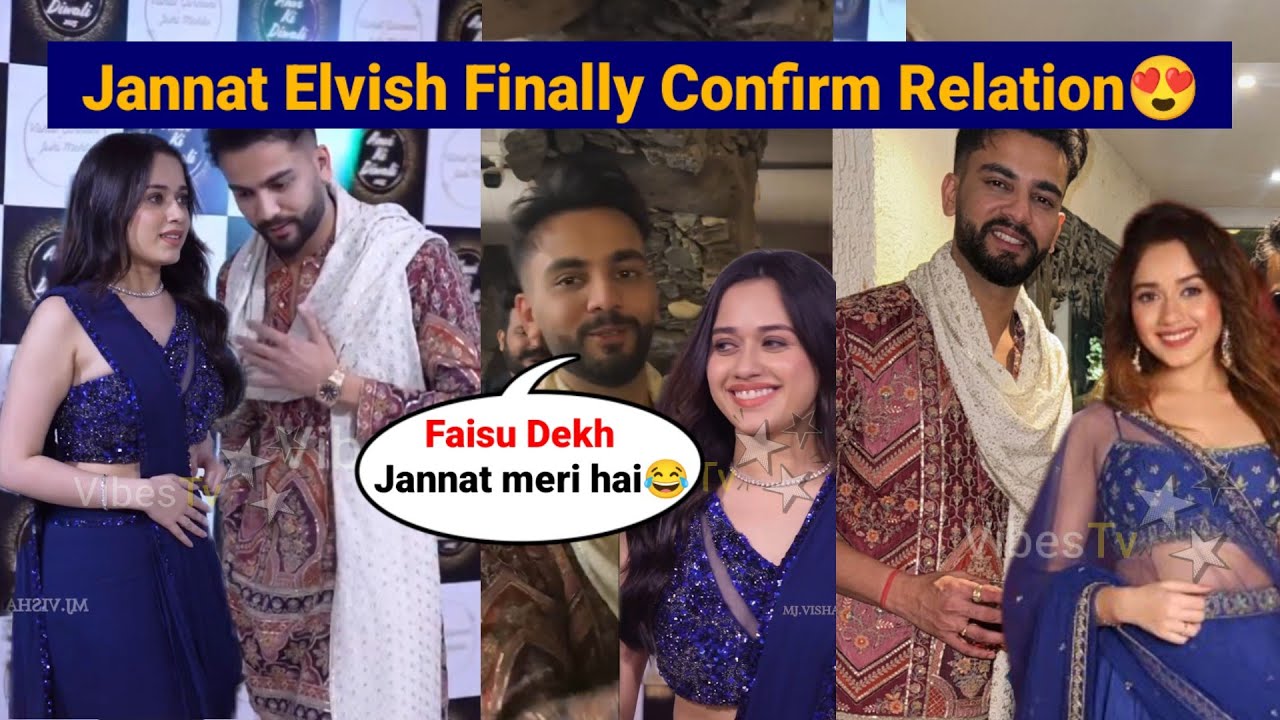 Jannat Zubair Confirm Rishta with Elvish & Enjoying with Elvish Yadav at Ankita's Diwali Party
