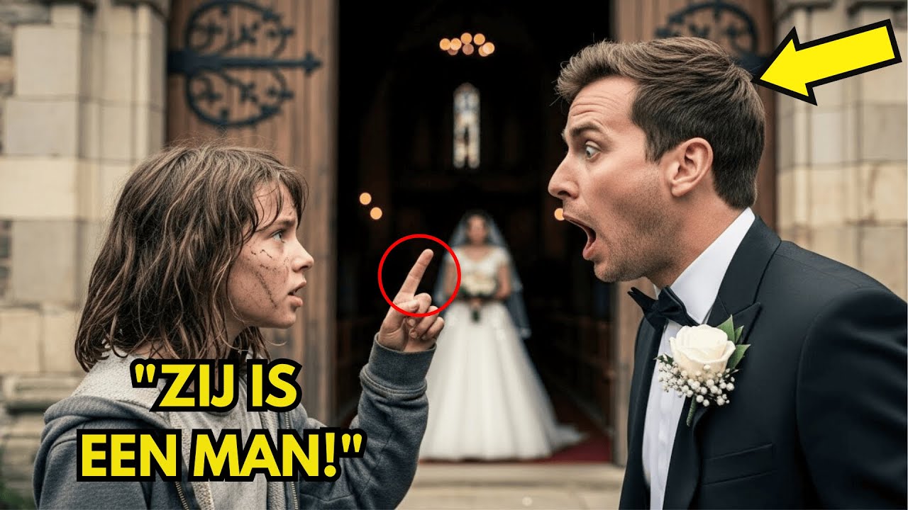 “Trouw niet met haar”, zei het dakloze meisje bij de kerk — wat ze daarna onthulde…