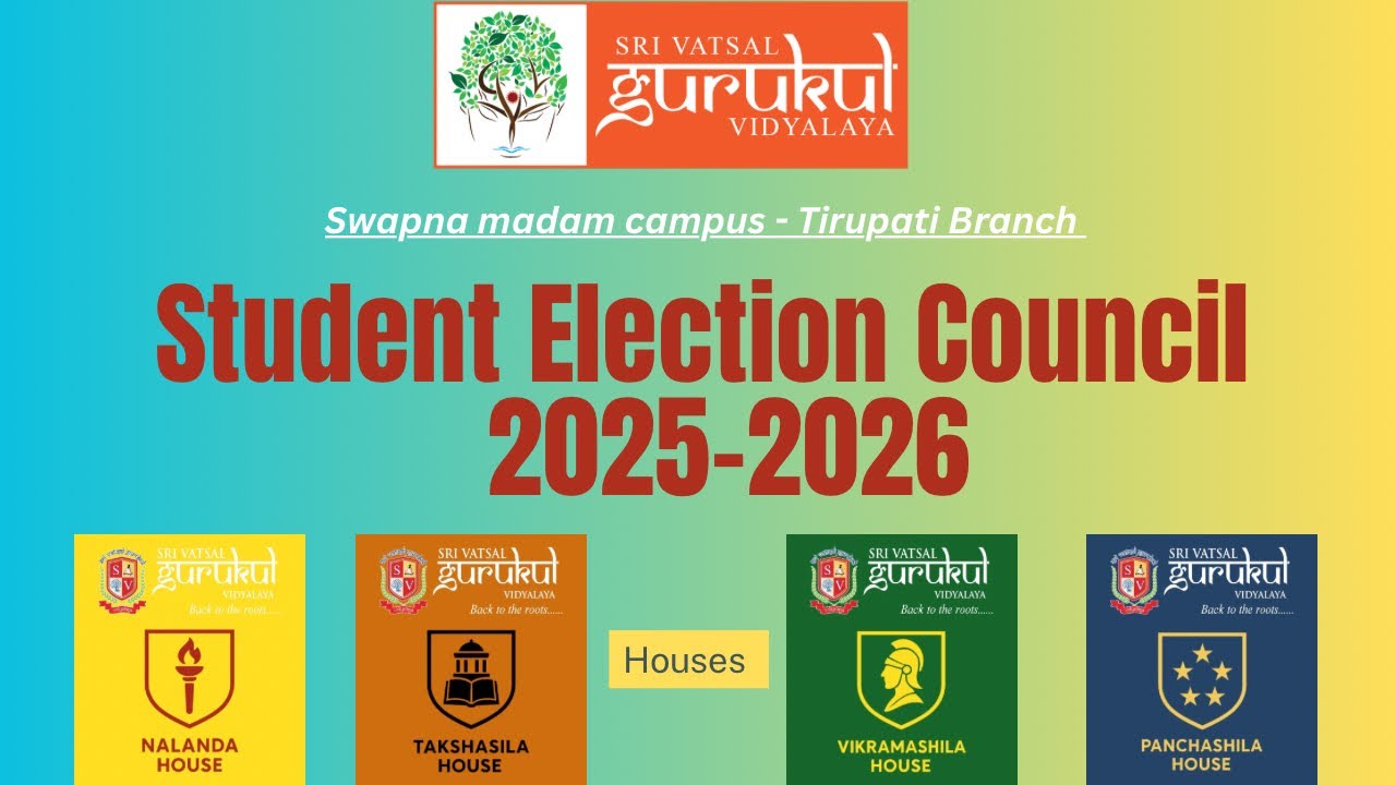 	“Democracy Begins Here | Student Council Elections @ Sri Vatsal Gurukul Vidyalaya 