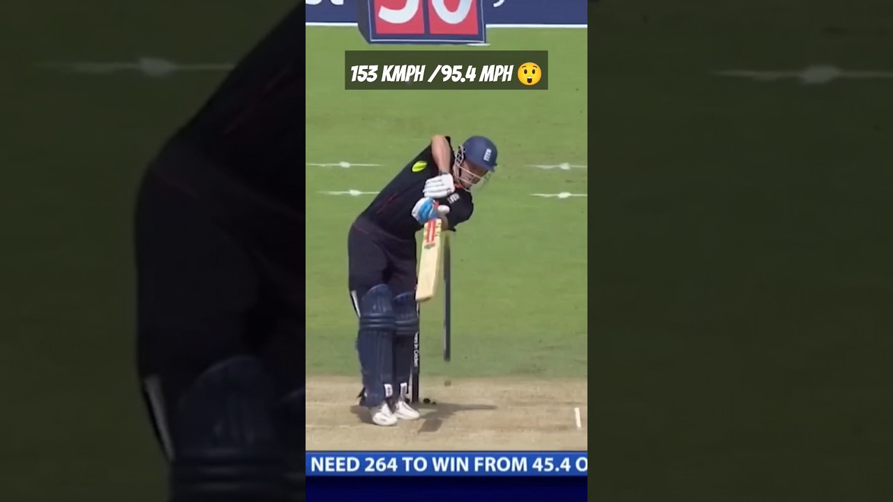 Shaun Tait cartwheels the off stump with 153 kmph delivery at Lord's