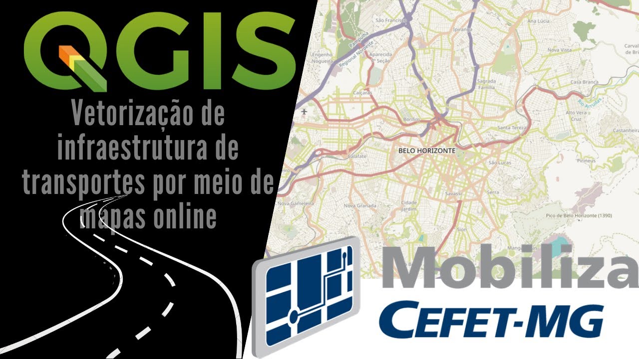 QGIS - Vetorização de infraestrutura de transportes por meio de mapas online