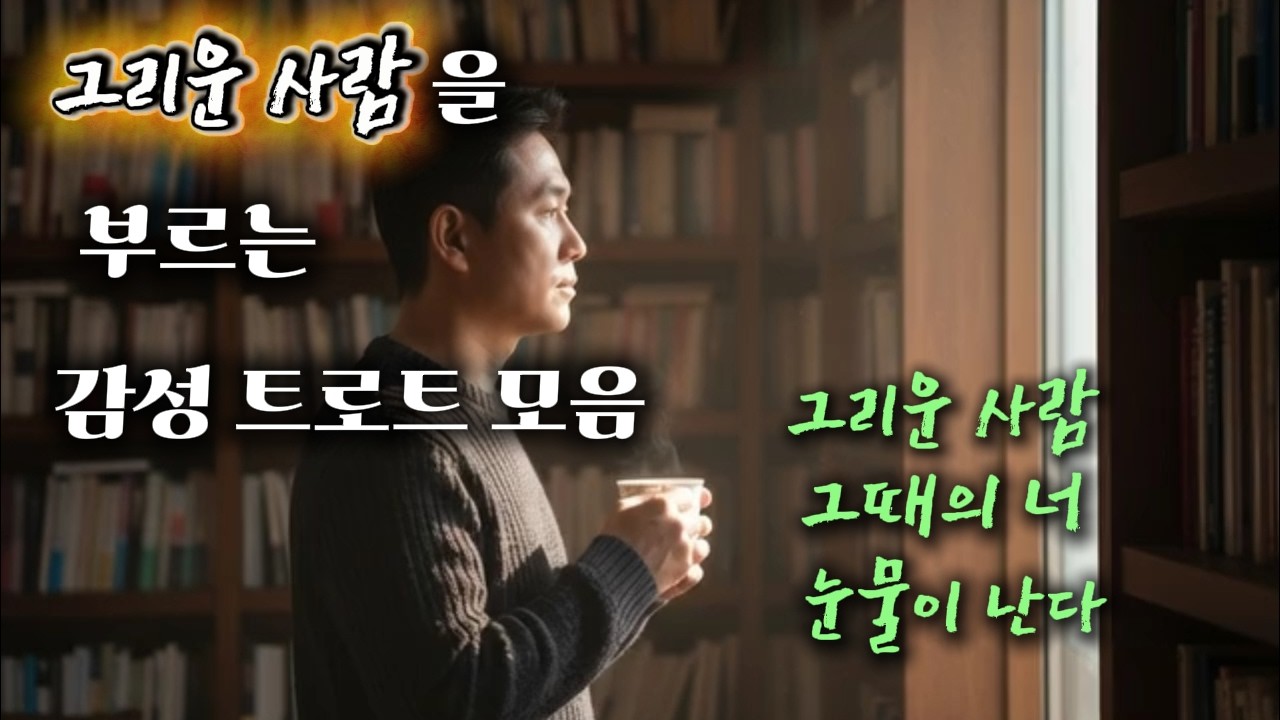 🎵그리운 이름 하나.. [ 그리운 사람을 부르는 감성 트로트 모음 ]#남성 트로트#옛사랑