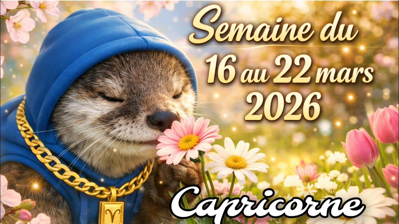 Capricorne ♑ 16 au 22 mars 2026 🎏 Un souhait pourrait enfin se réaliser, c'est le moment de savourer