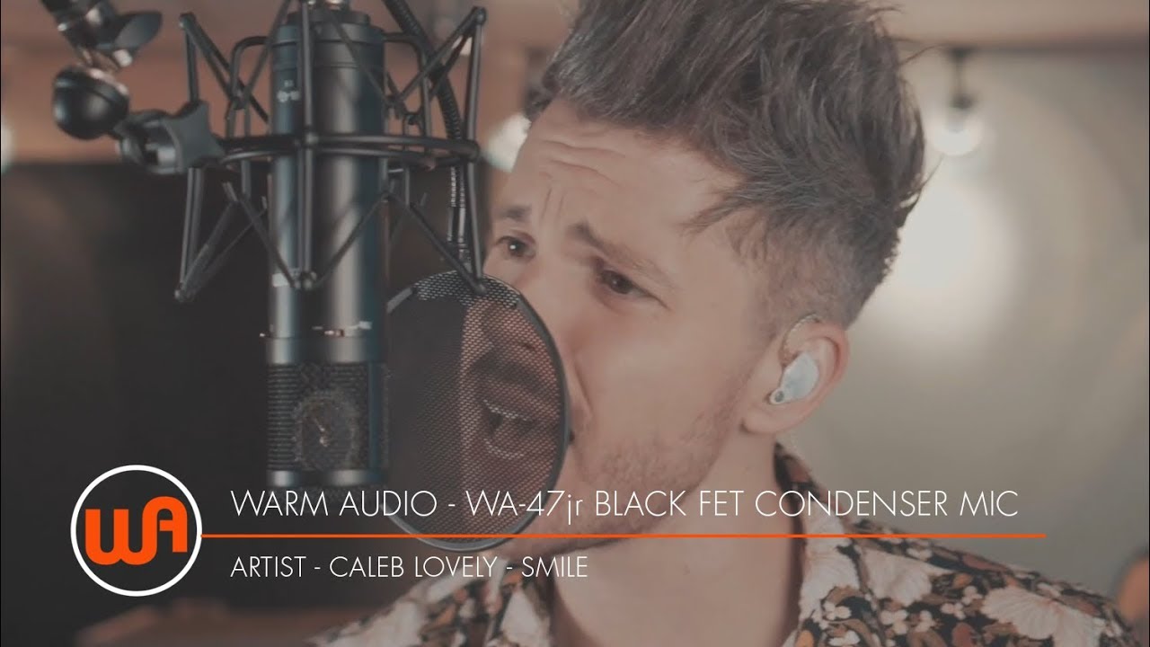 Warm Audio // Introducing the WA-47jr Black FET Condenser Microphone - Caleb Lovely 