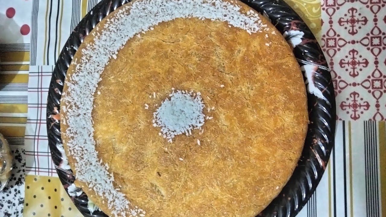 كنافة بالقشطة رووووعة لازم تجربوها بنفس الطريقة 😋