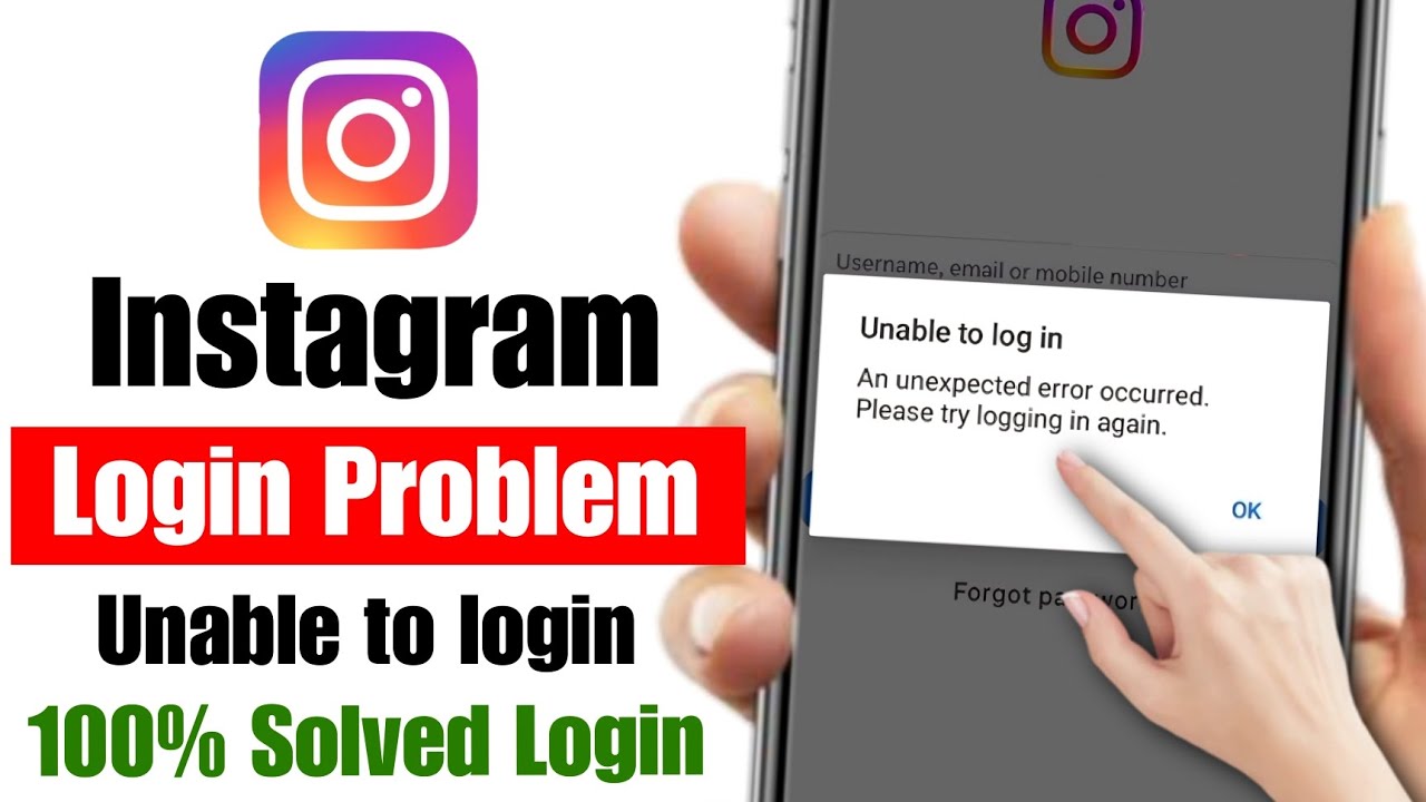 instagram login problem 2025 | instagram unable to log in an unexpected error occurred problem 2025