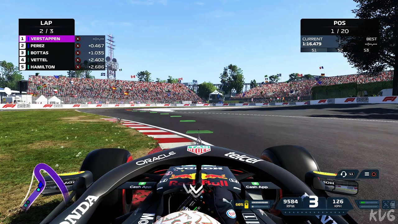 F1 2021 - Circuit Gilles Villeneuve (Canadian Grand Prix) - Gameplay (PS5 UHD) [4K60FPS]