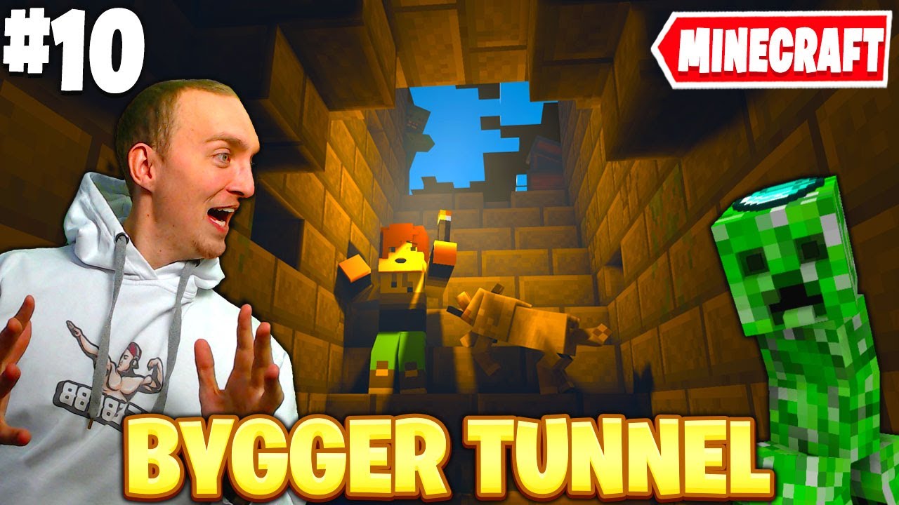 JAG DESIGNAR EN NY TUNNEL I MINECRAFT