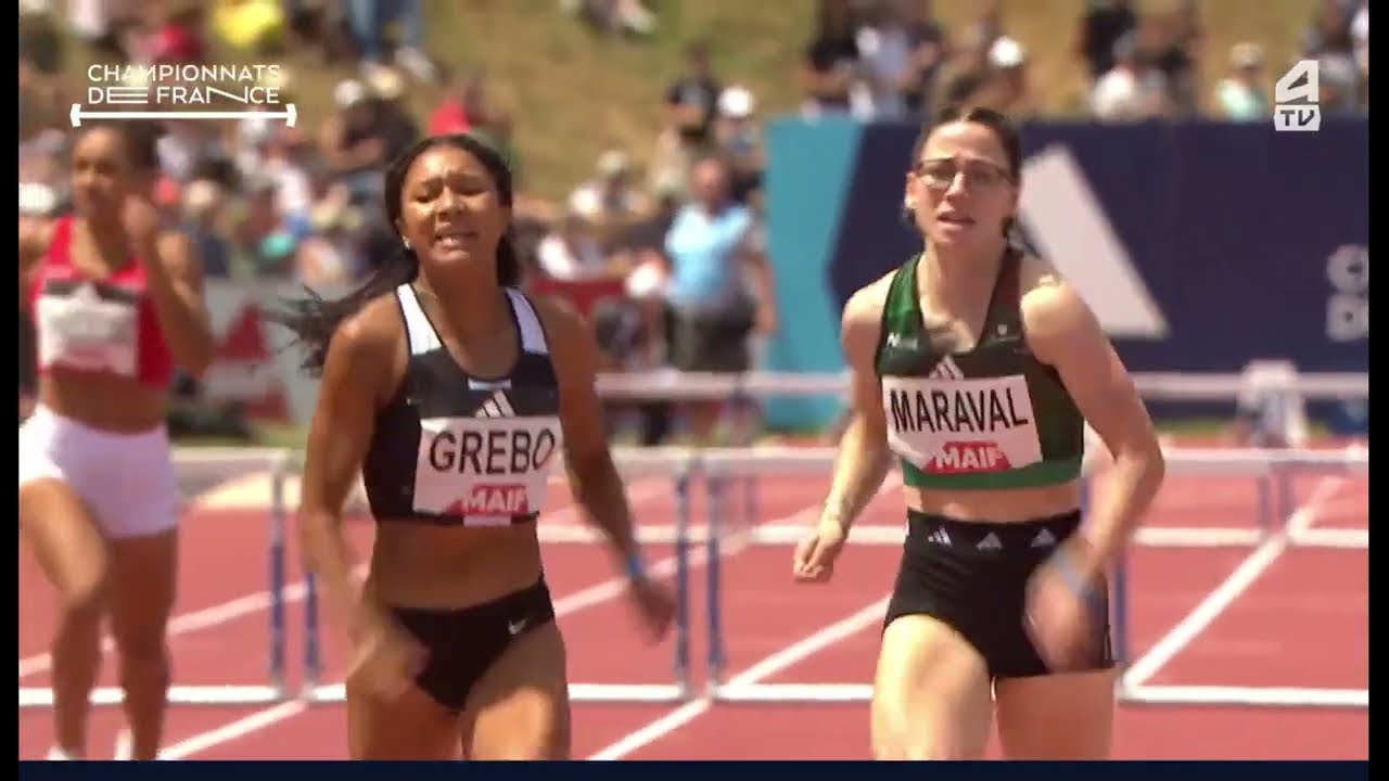 Titanesque Louise Maraval !! Finale 400m haies féminin 2024 #sports #hurdles #athlete #louisemaraval