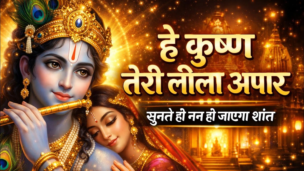  हे कृष्ण तेरी लीला अपार | Krishna Bhajan | Latest Krishna Bhajan 2026 | Peaceful Devotional Song