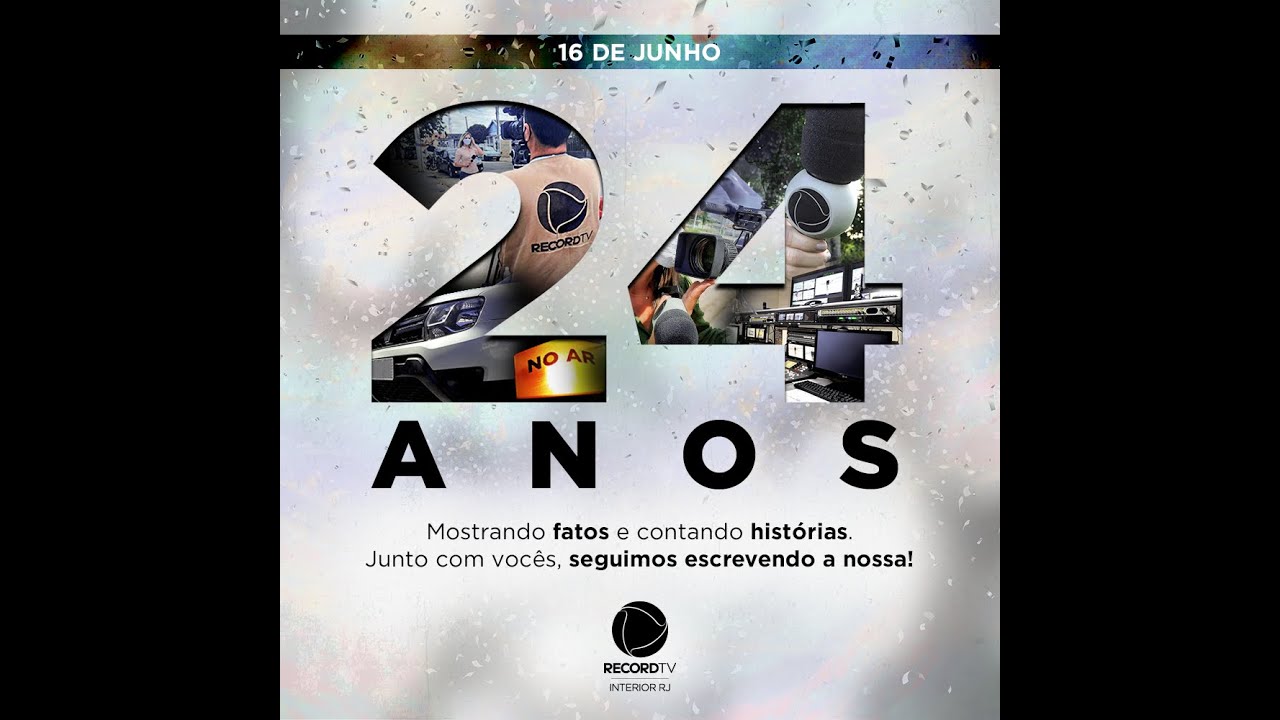 Record TV Interior RJ celebra 24 anos
