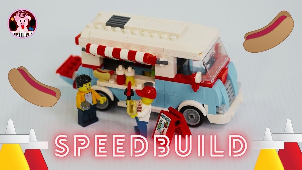 LEGO speedbuild: Retro Food Truck / Camioneta de Comida Retro
