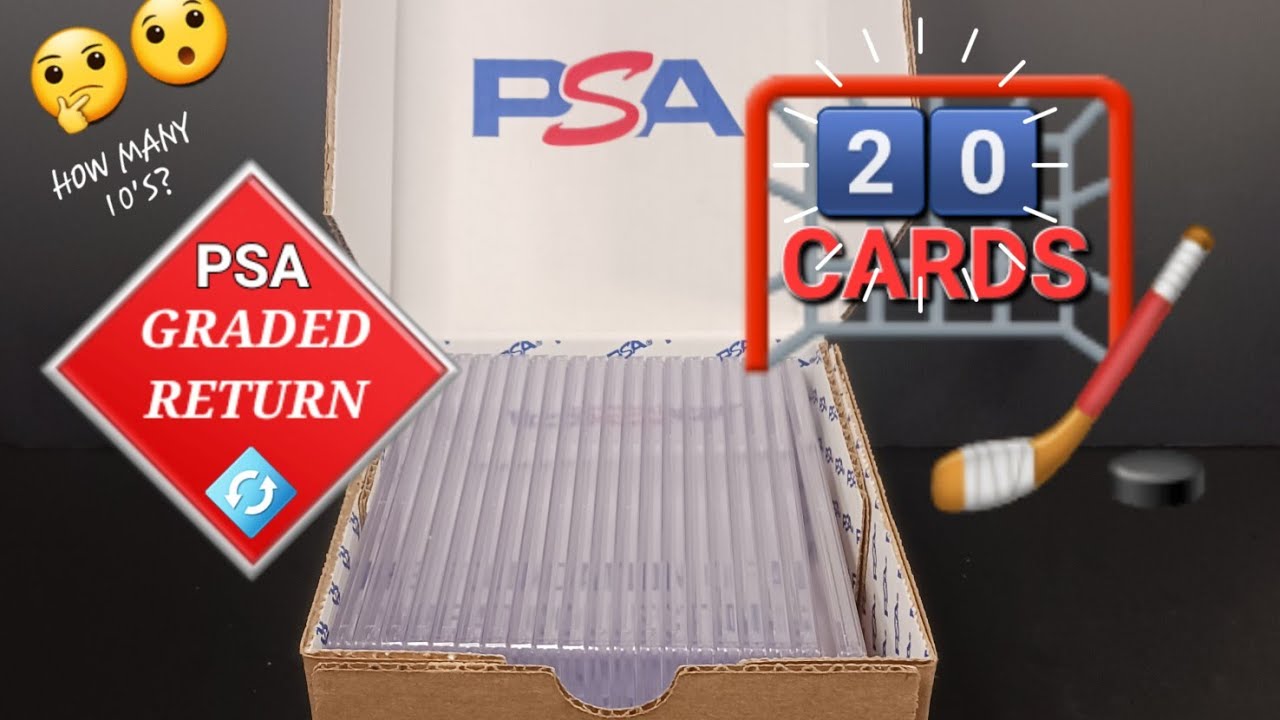 20-CARD PSA GRADED CARDS REVEAL 🫣 & A FEW UPPER DECK HOCKEY HOBBY PACKS TOO #upperdeck #psagrading
