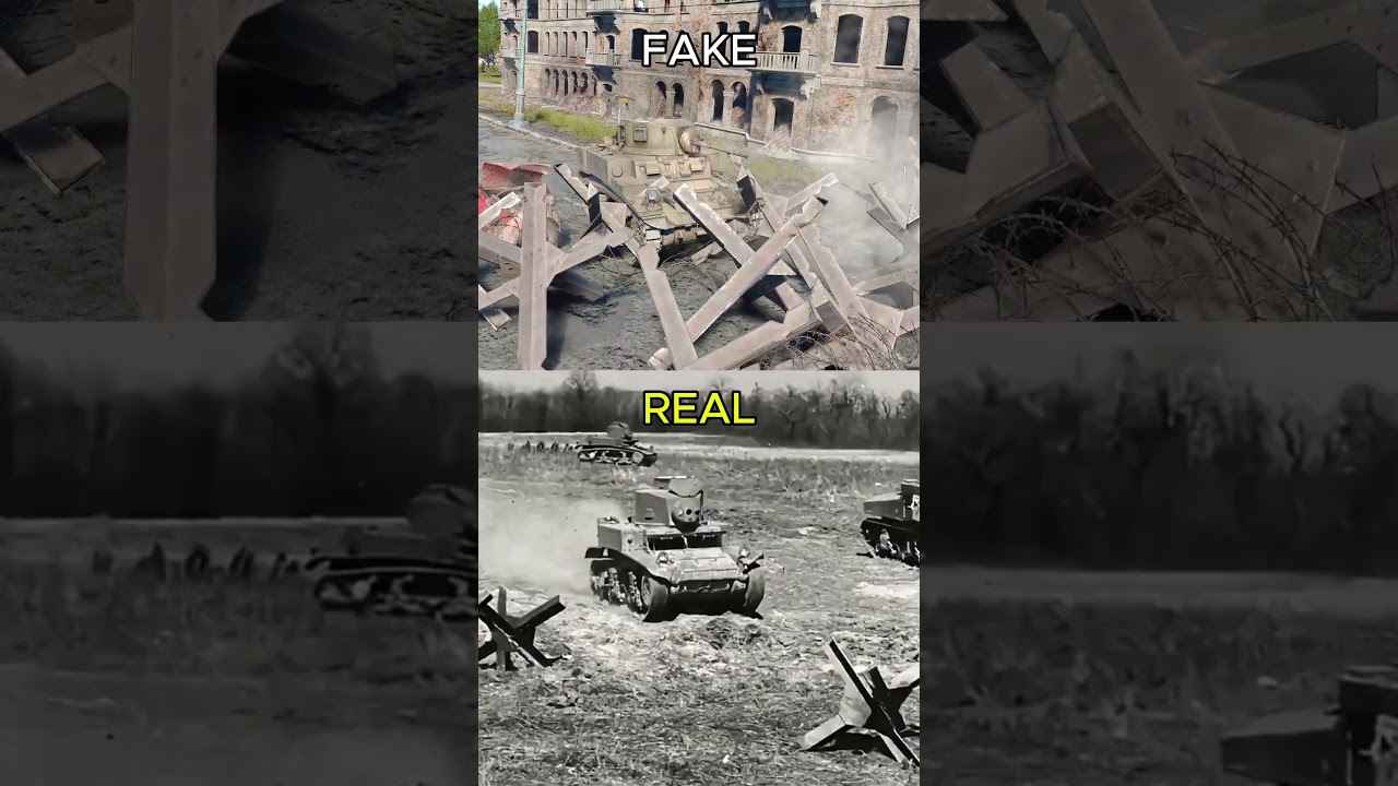 Anti-Tank Hedgehog Spikes - Real vs War Thunder