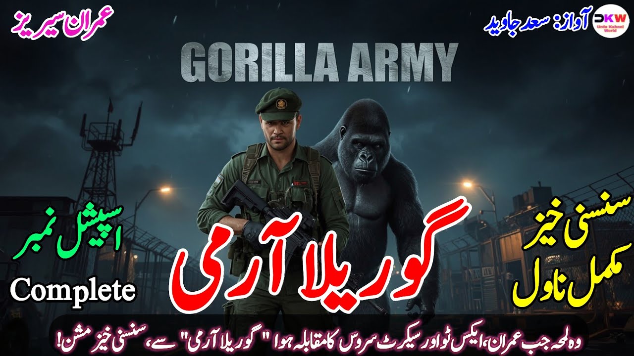GORILLA ARMY Complete Novel | Imran Series by Mazhar Kaleem M.A | Spy Thriller
