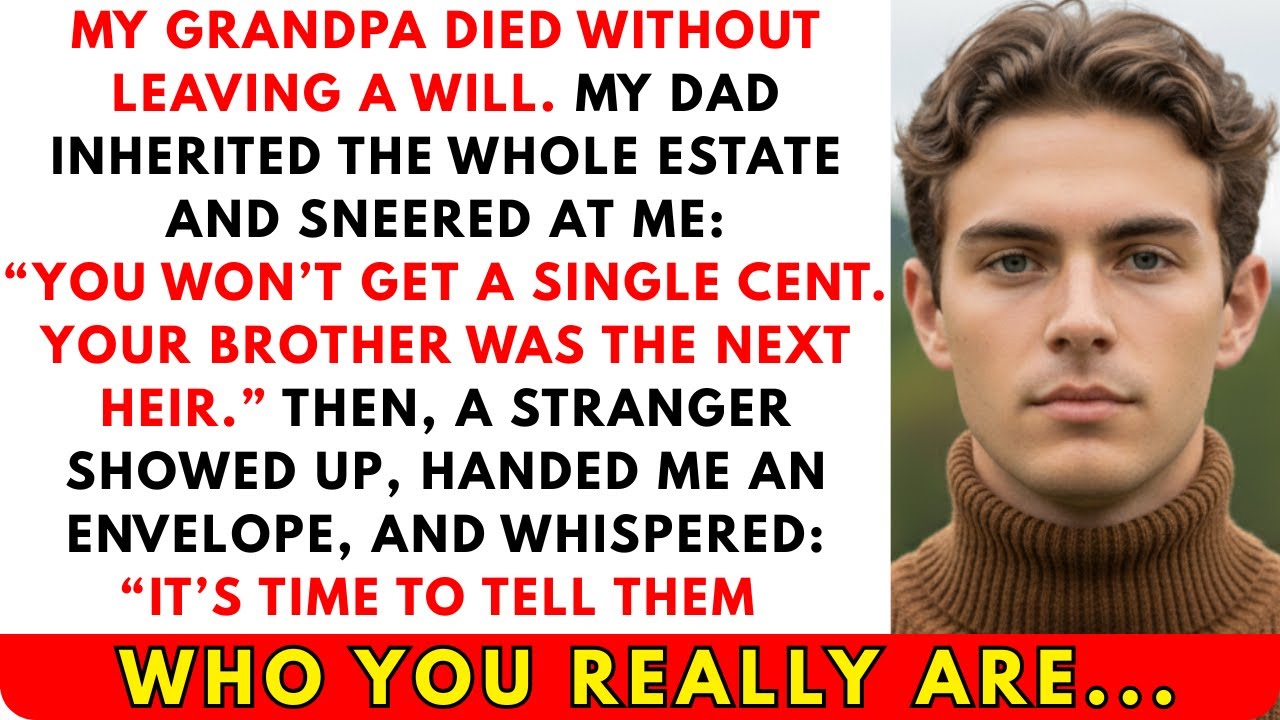 My Dad Gave My Brother The Whole Inheritance From Grandpa — Then A Stranger Handed Me An Envelope