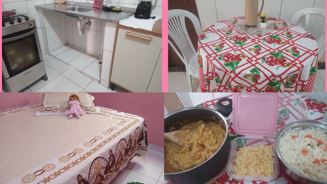 Minha rotina pela manhã+limpeza+Almoço ☕🍲🥗🧽🧼🧹👆