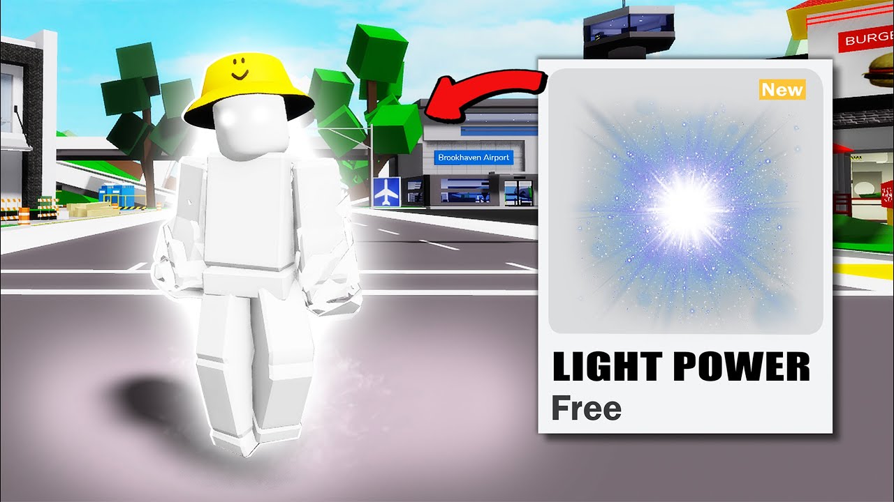 NEW!! Cara Mendapatkan POWER CAHAYA Di Brookhaven - Roblox