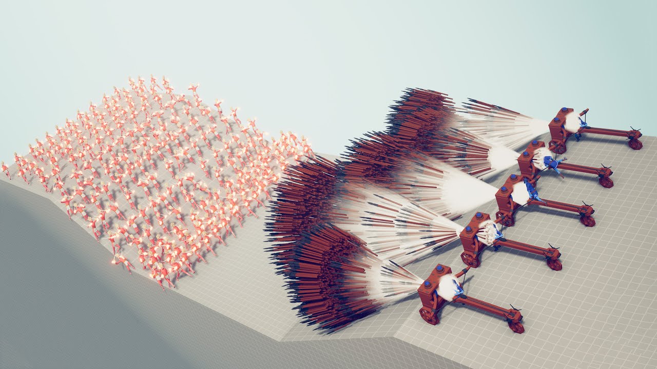 5x BALLISTA GOD vs 100x UNITS - Totally Accurate Battle Simulator TABS