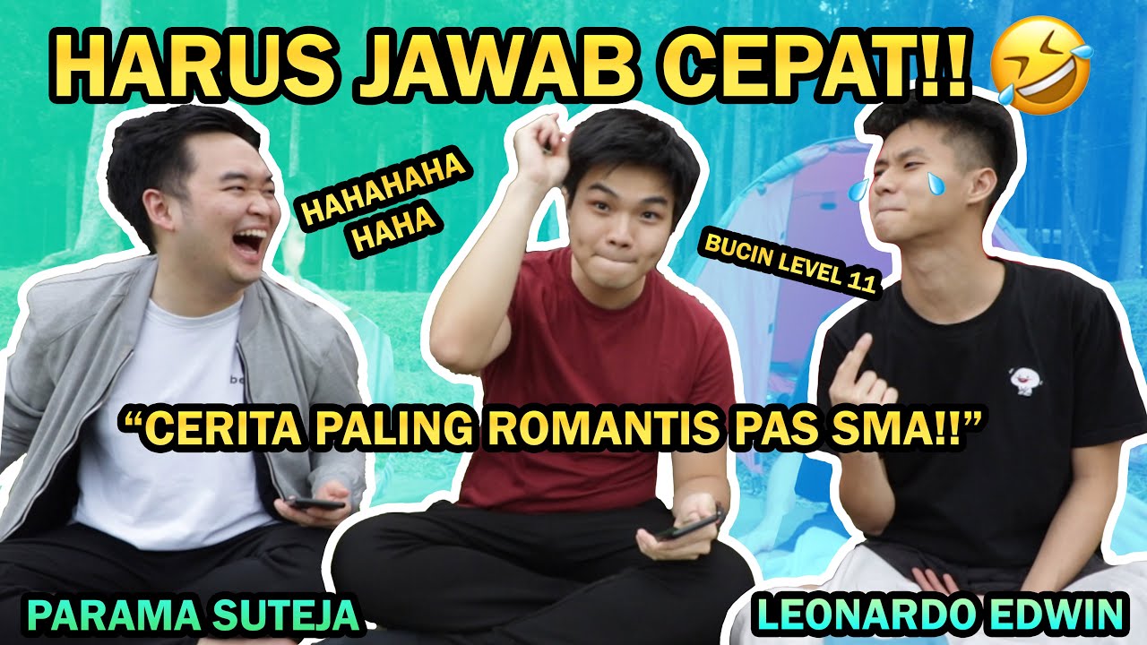 Camping BATTLE with Leo Edw & Parama 🤫 #5MenitAja