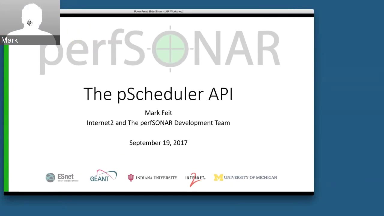pScheduler API Workshop