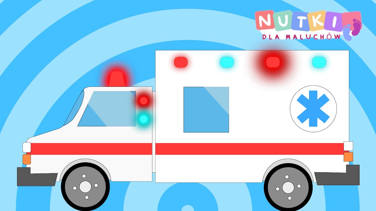 KARETKA - AMBULANS - Piosenka Dla Dzieci 🚑🎵🚑 NutkiDlaMaluchów