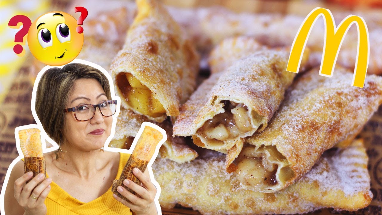TORTINHAS DO McDONALDS | QUAL A MELHOR DE MAÇÃ OU DE BANANA!!! UM PASTELZINHO DOCE FÁCIL E DELICIOSO