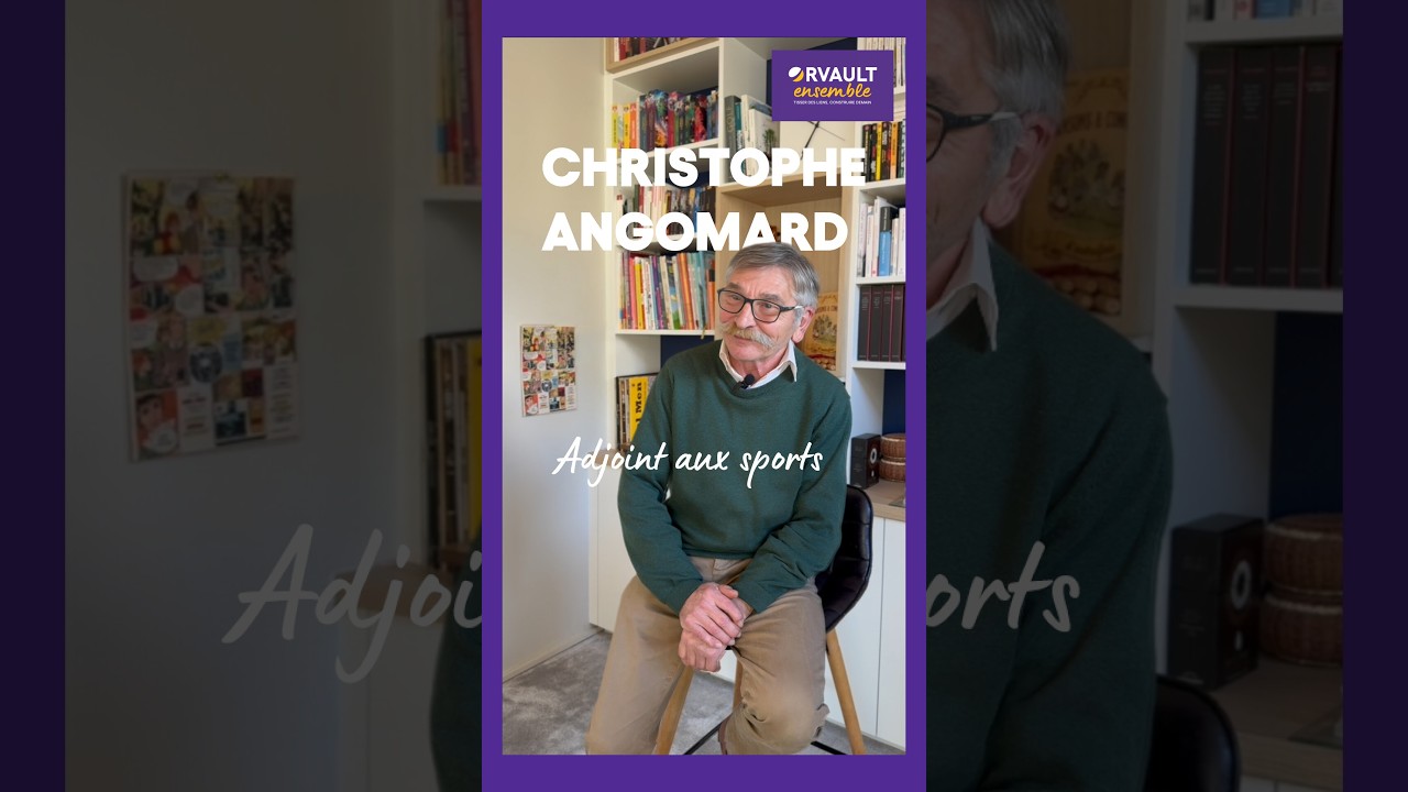 Christophe Angomard, Adjoint aux sports à #orvault témoigne de son engagement au service du sport.