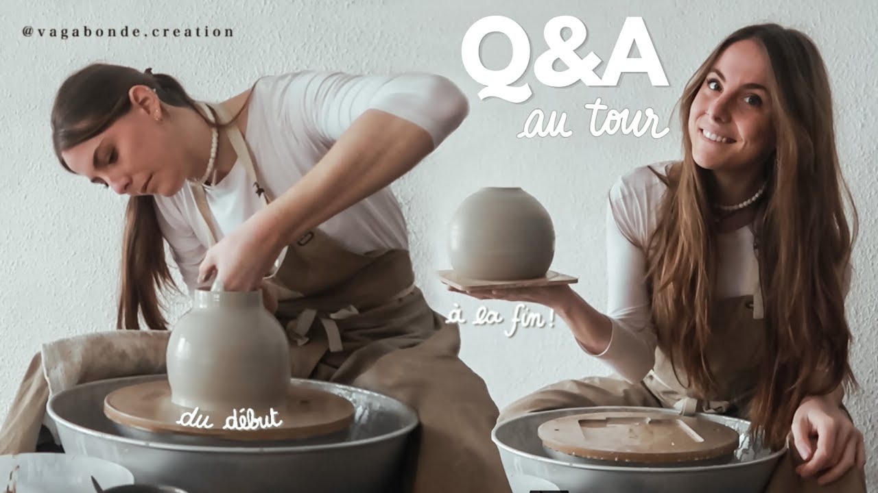 SMALL BUSINESS Q&A 💬👩🏼&zwj;🎨 conseils tournage + tournage d'un vase, mes erreurs, mon salaire? ☕️