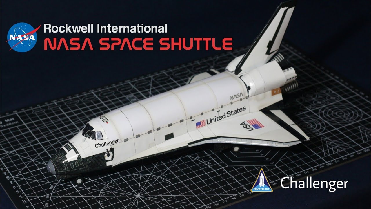 NASA SPACE SHUTTLE ORBITER (OV-099) CHALLENGER  | PAPERCRAFT 1/120 CANON CREATIVE PARK