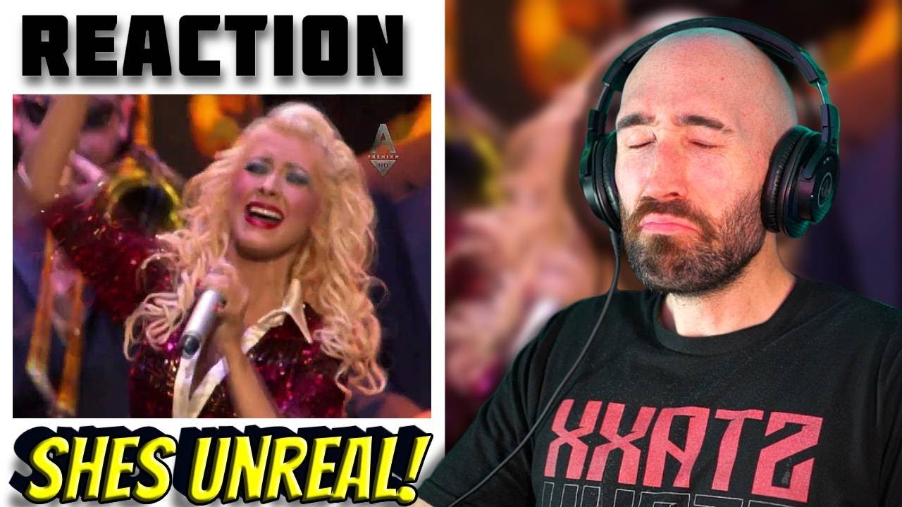 SHES NOT HUMAN! CHRISTINA AGUILERA - MAKES YOU WANNA PRAY LIVE  [FIRST REACTION]